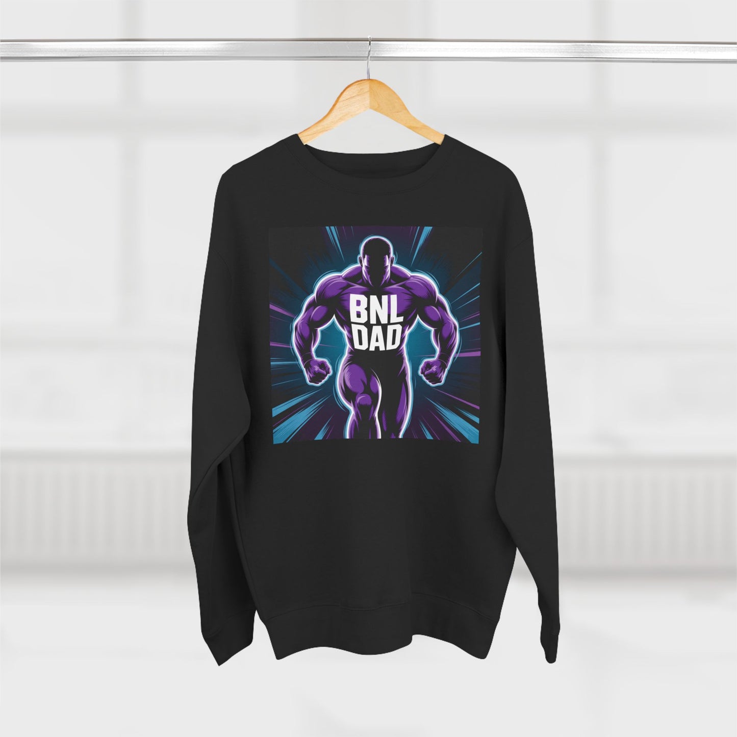 Bold Dad Superhero Sweatshirt | Perfect for Father's Day, Gift for Dads, Unisex Crewneck, Casual Wear, Streetwear, Cool Dad Style