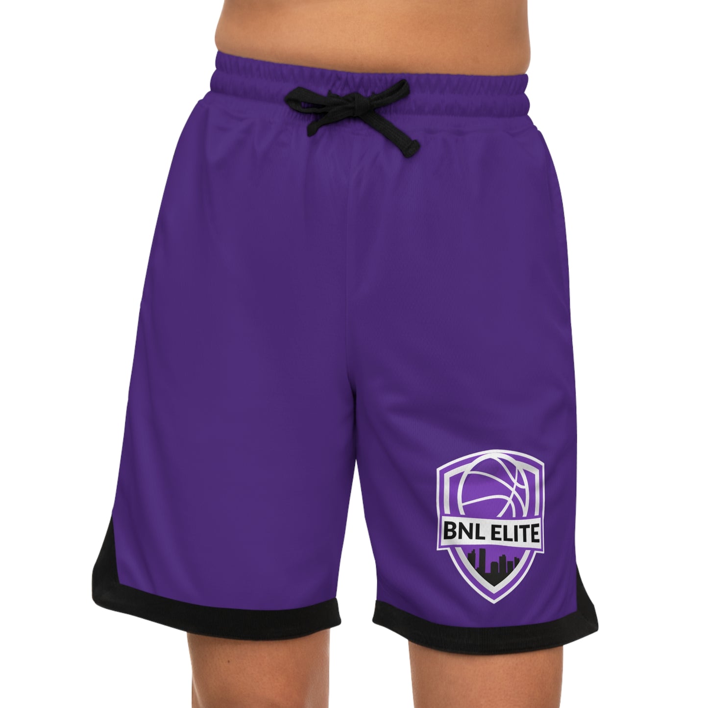 Basketball Rib Shorts for Sports Lovers, Comfortable Athletic Apparel, Casual Wear, Fitness Gear, Playful Gift for Athletes