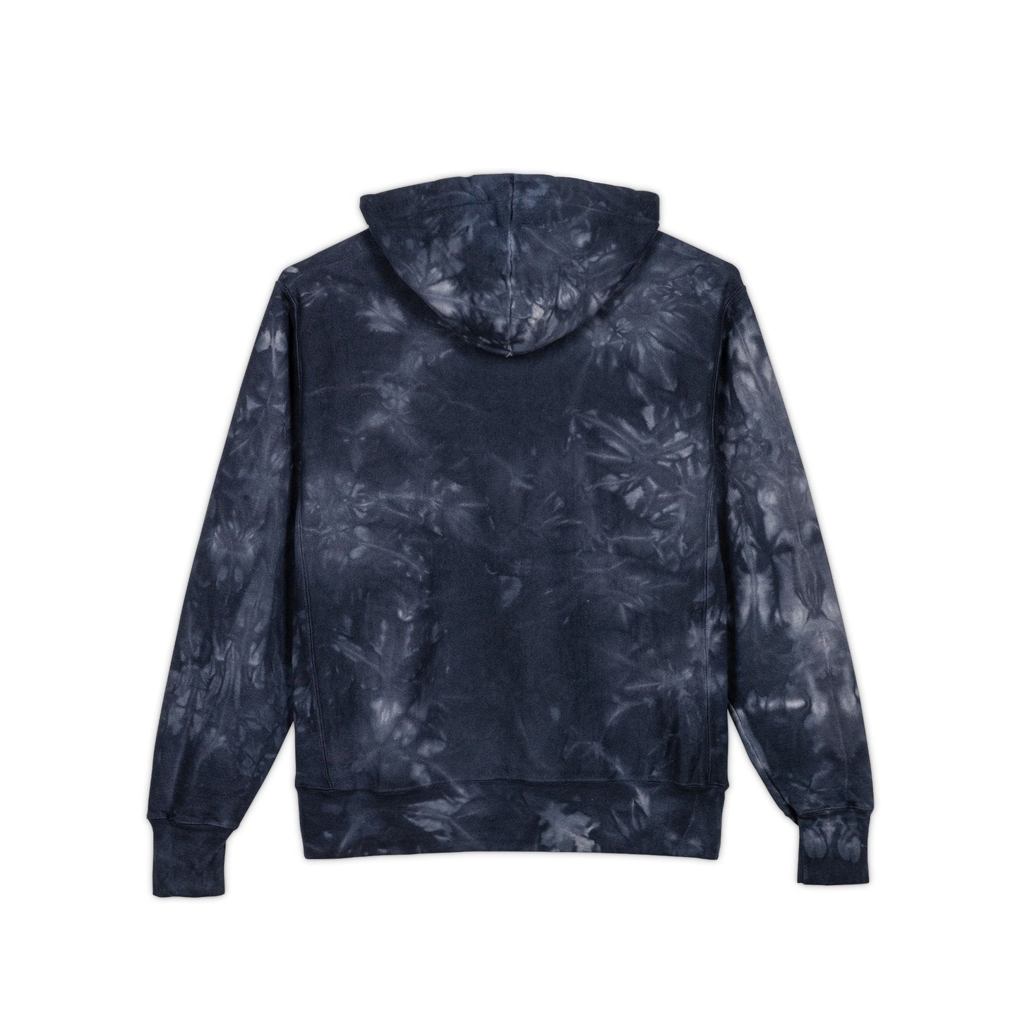 Champion Tie-Dye Hoodie with Embroidered Design, Trendy Streetwear for Unisex, Perfect for Casual Outings, Cozy Fall Wear, Unique Gift
