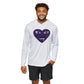 Men's Sports Warmup Hoodie with Unique Heart Design, Athletic Wear, Casual Hoodie, Gym Clothing, Gift for Sports Enthusiasts, Streetwear