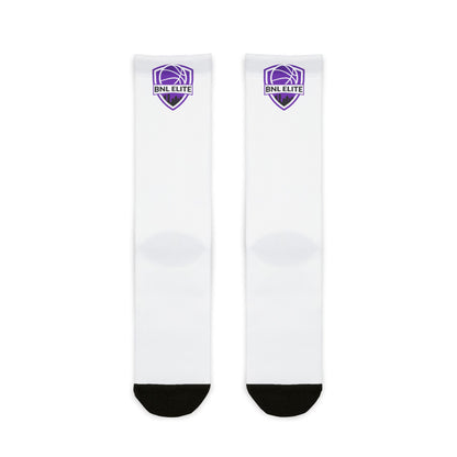 Basketball Crew Socks - BNL Elite Design, Sports Gift, Athletic Wear, Unique Socks, Basketball Accessories