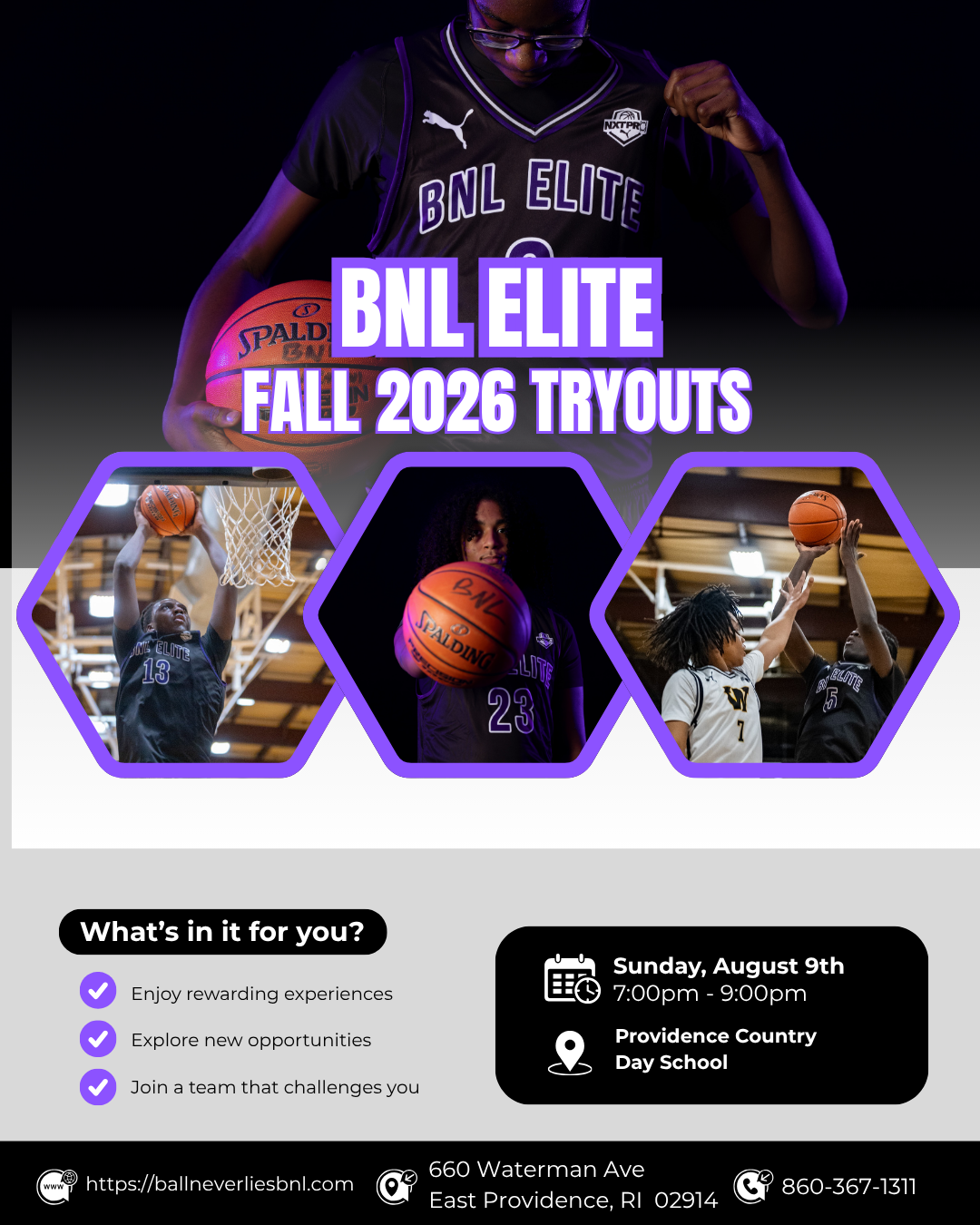 BNL Elite (Fall 2026) Tryouts