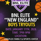 BNL Elite (Spring)Tryouts